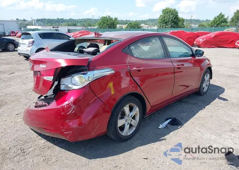 2013 Hyundai Elantra Gls из США, поврежденный, VIN 5NPDH4AE2DH361198